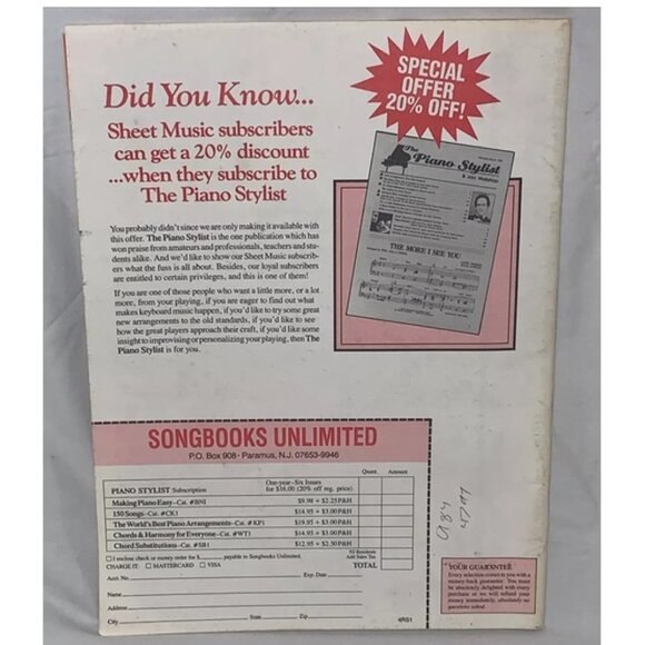 Sheet Music Magazines - Sept-Dec 1991 Lot Of 2 Piano Choral Guitar - Picture 8 of 12